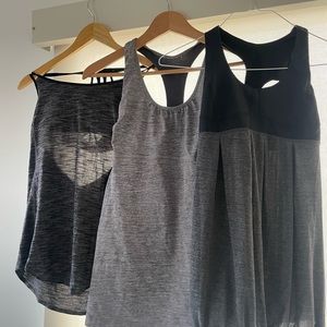 Lululemon athletic workout shirts